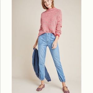 Paige Mayslie High Rise Cropped joggers